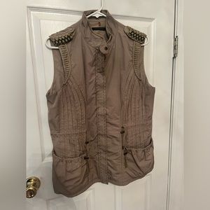 Elie Tahari kid skin safari breaded vest